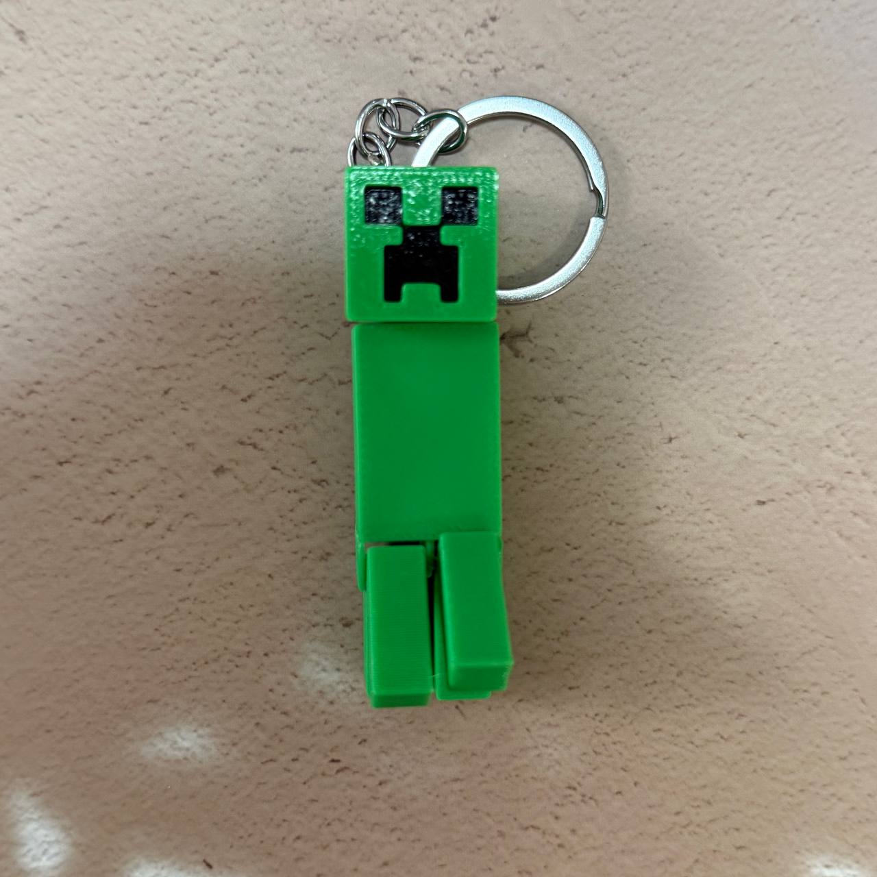 Брелок 3D Кріпер, Майнкрафт, брелок Minecraft 