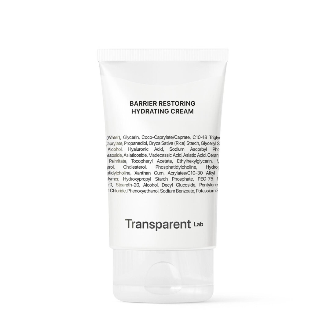 Transparent Lab Barrier Restoring Hydrating Cream, 50 ml - Легкий крем з керамідами