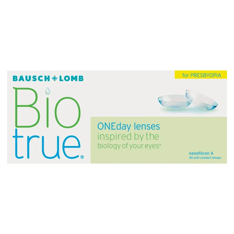 КОНТАКТНІ ЛІНЗИ BIOTRUE ONEday for PRESBYOPIA