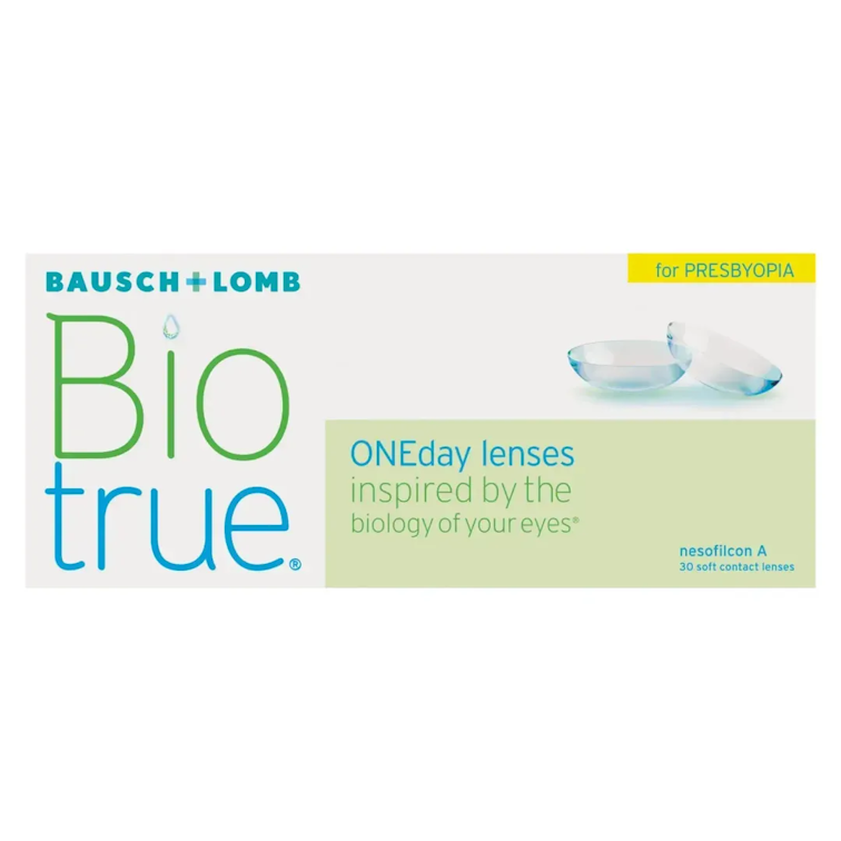 КОНТАКТНІ ЛІНЗИ BAUSCH & LOMB BIOTRUE ONEday for PRESBYOPIA (30 бл./уп.)