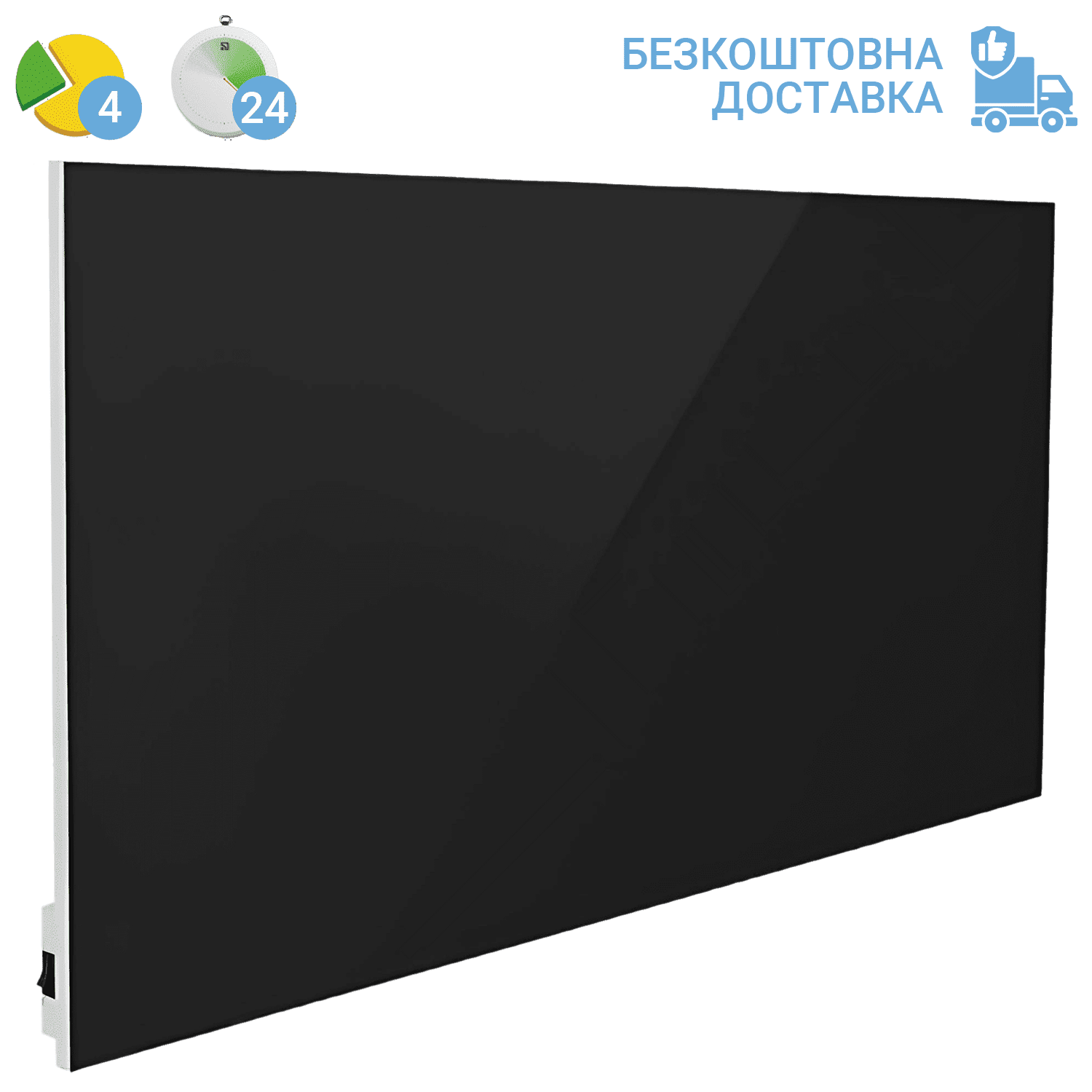 Керамічний обігрівач ТСМ 800 (чорний)