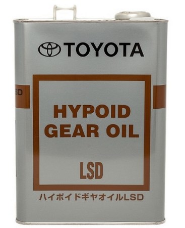 Трансмісійна олива Toyota Hypoid Gear LSD 85W-90, GL-5(Japan), 4л.