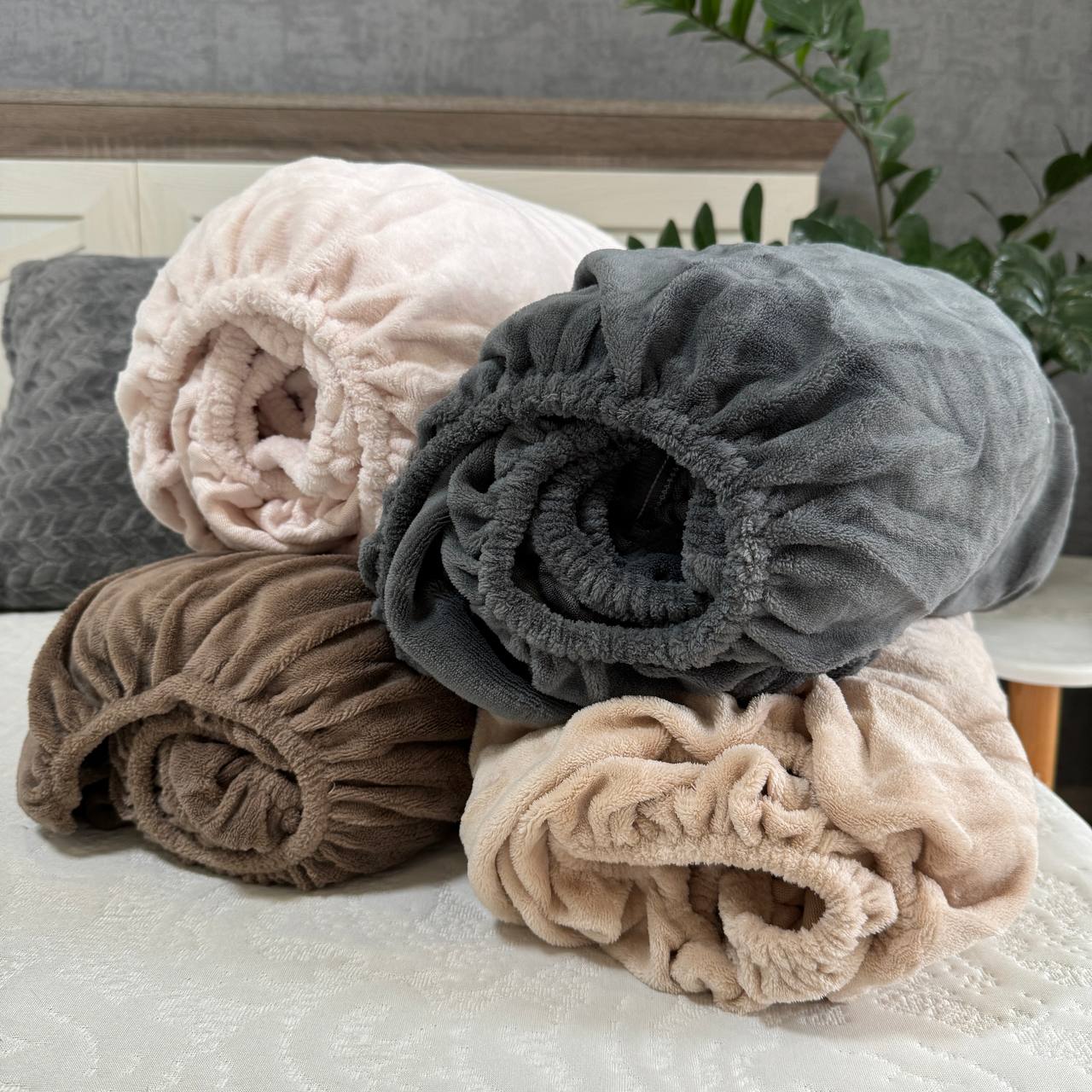 SALE Велюровий наматрацник 4 кольори 200х160