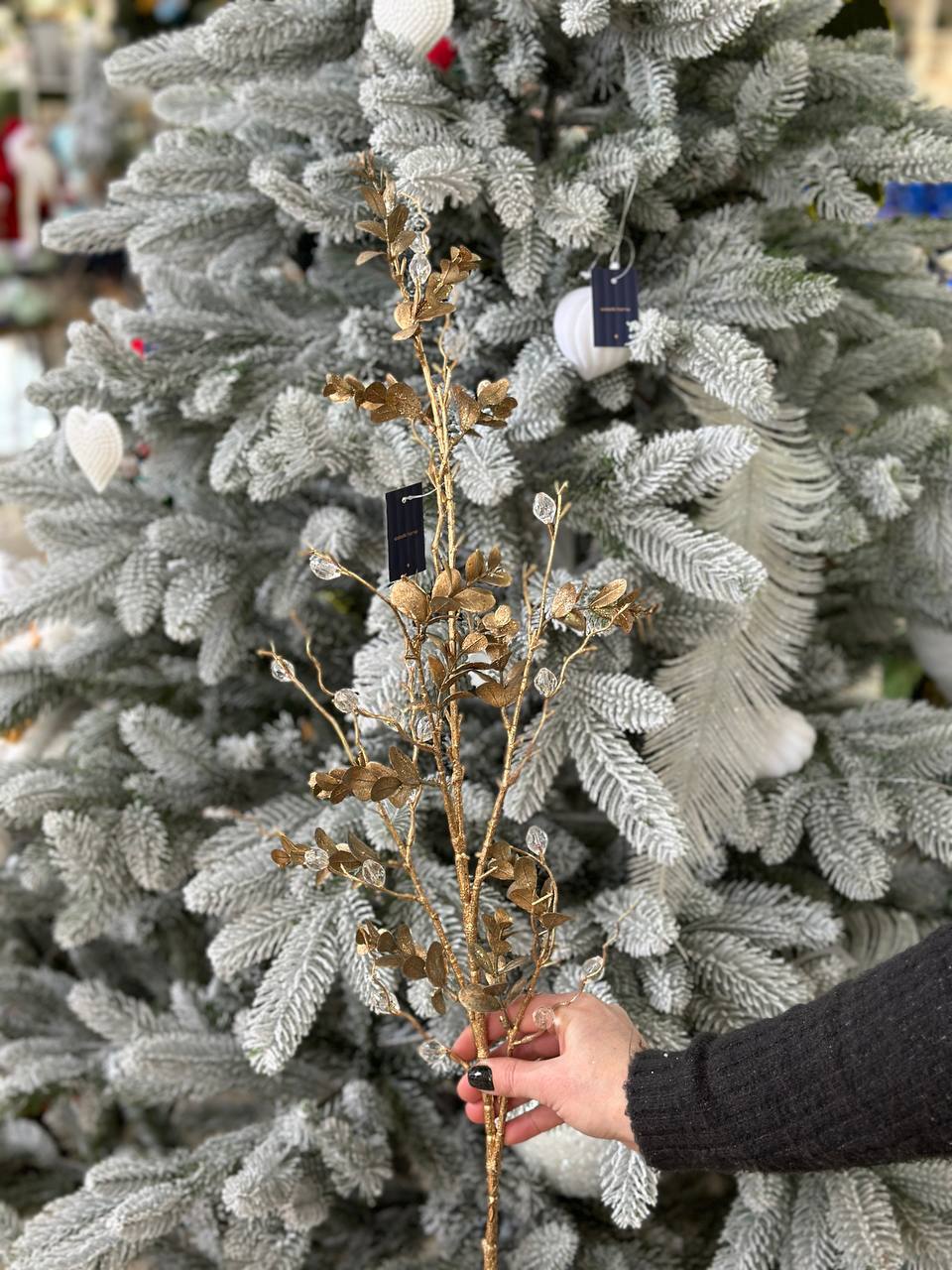 Декоративна гілка  з камінцями, 86 см