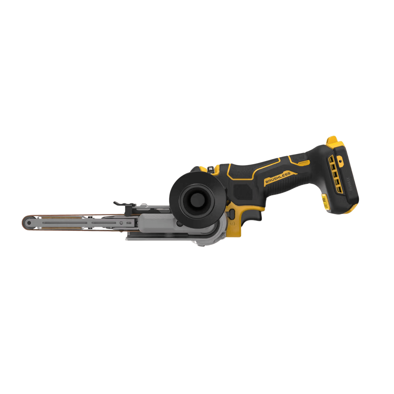 Напилок стрічковий акумуляторний безщітковий DeWALT DCM200NT