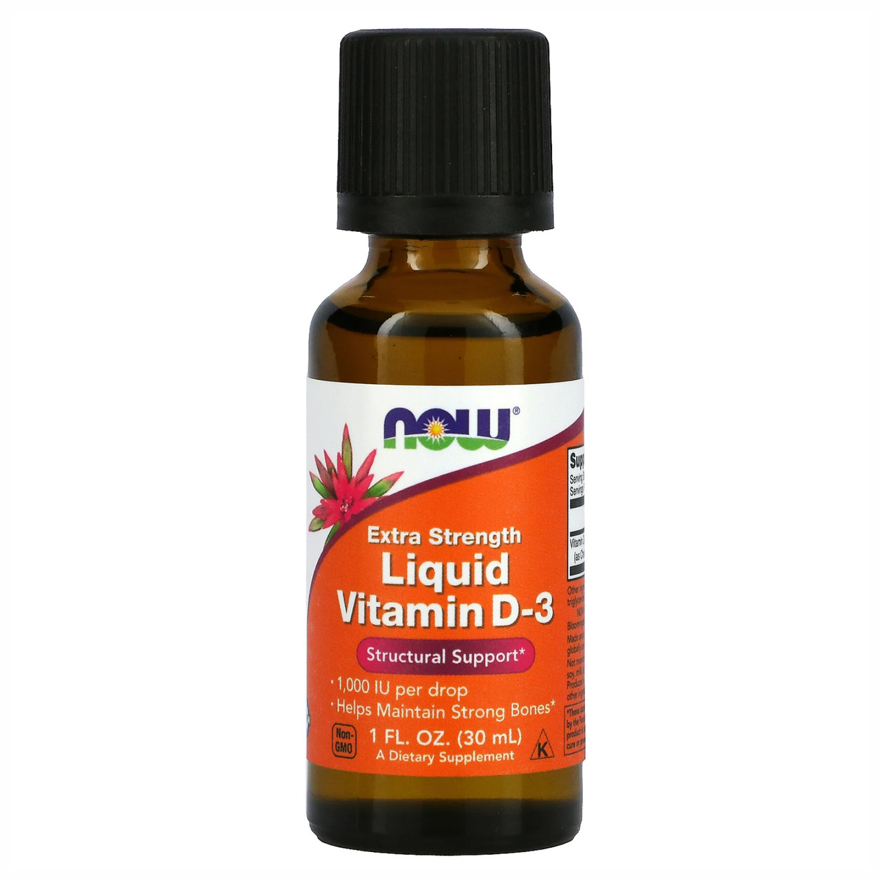 Рідкий Вітамін Д-3, Liquid Vitamin D-3 - 30ml (1fl oz)