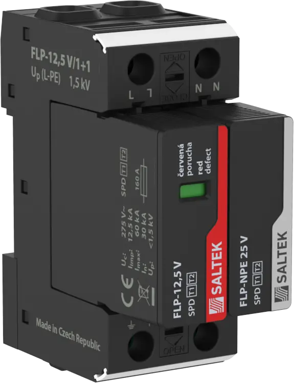 Пристрій захисту від імпульсних перенапруг FLP-12,5 V/1+1
