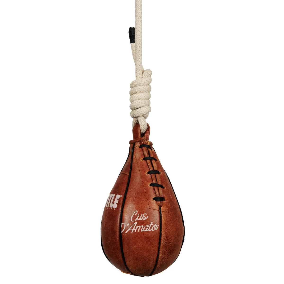 Боксерська груша TITLE Cus D'Amato із натуральної шкіри