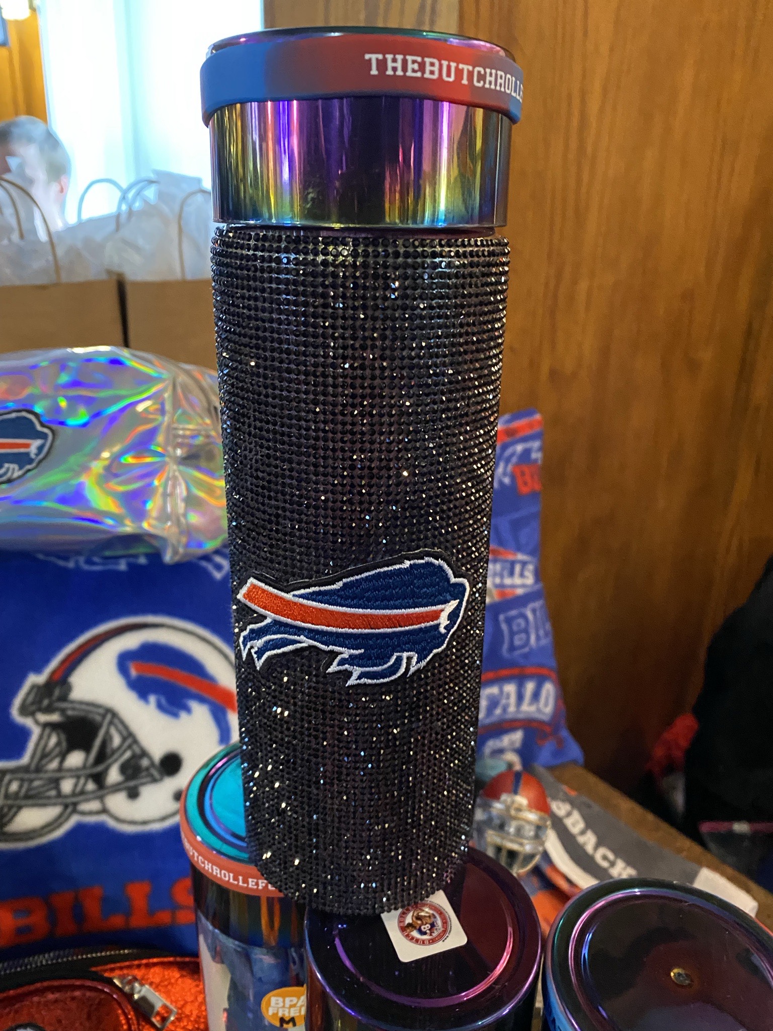 Bills Bling Water Bottle