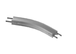 Горизонтальна дуга ковзання, R400/90°, CS 090 SL
