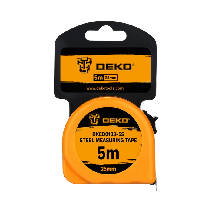 Измерительная рулетка 5М (25мм) DEKO DKCD0103-5S