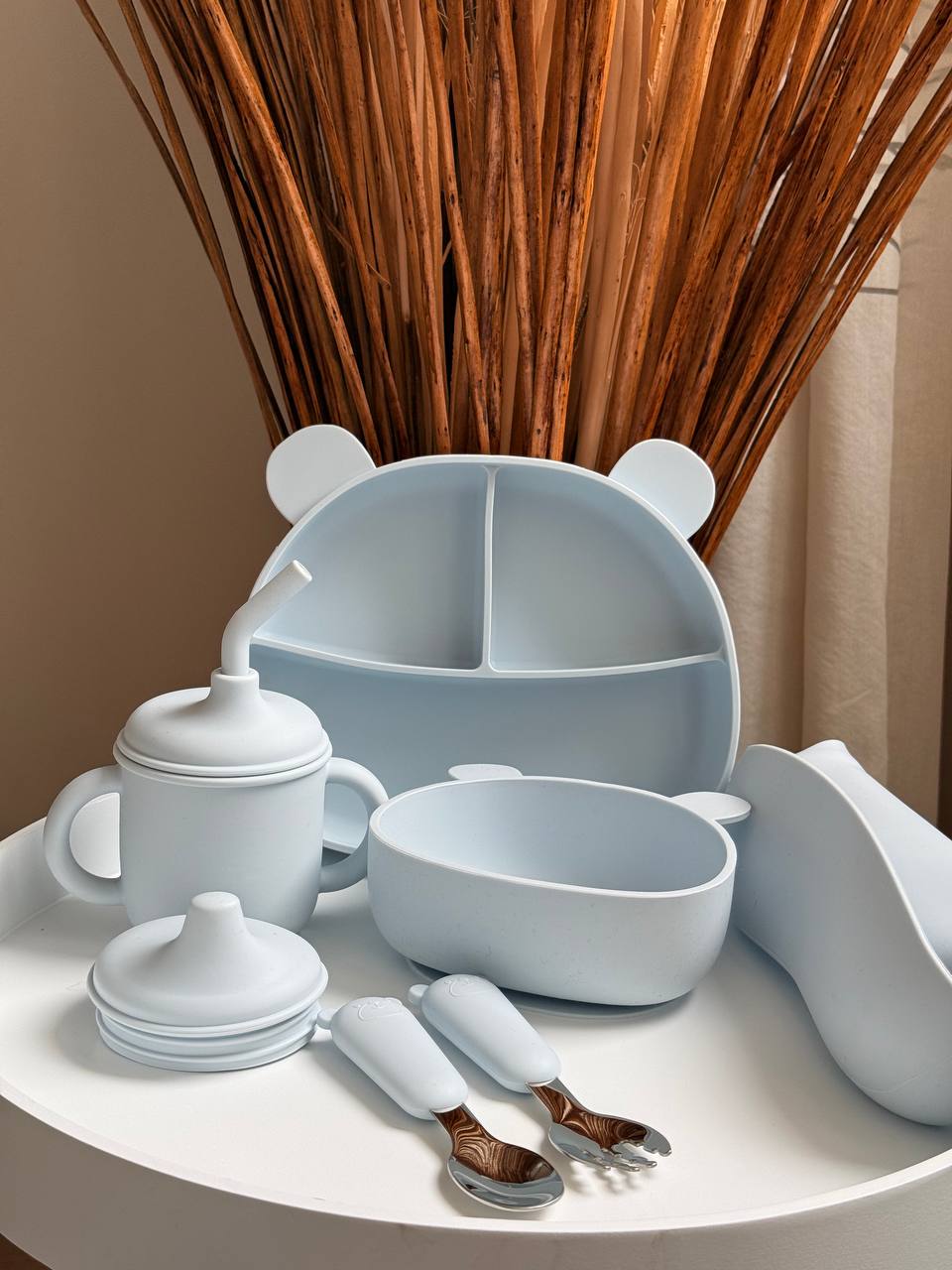 Набір "Ведмедик" базовий з 5 предметів, колір - Лід (650С)