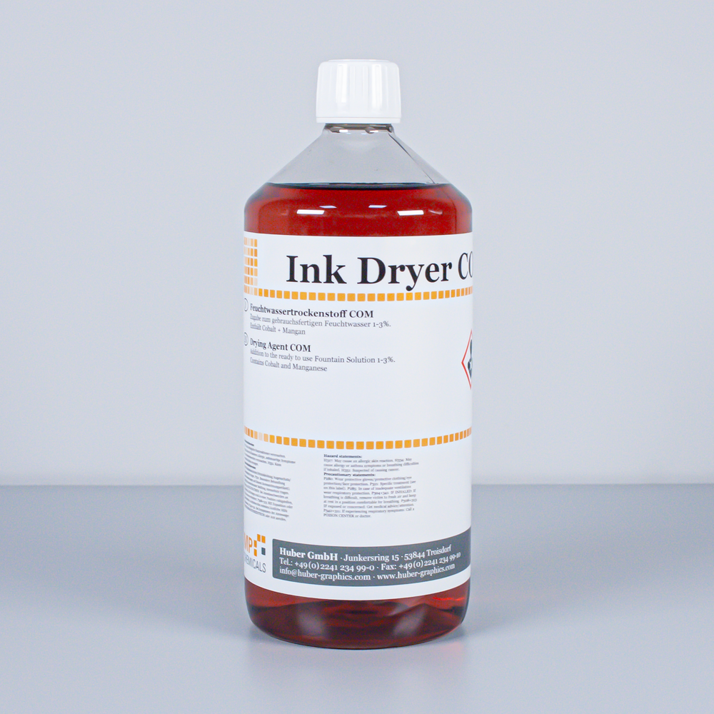 Добавка у зволоження для прискорення висихання Ink Dryer COM