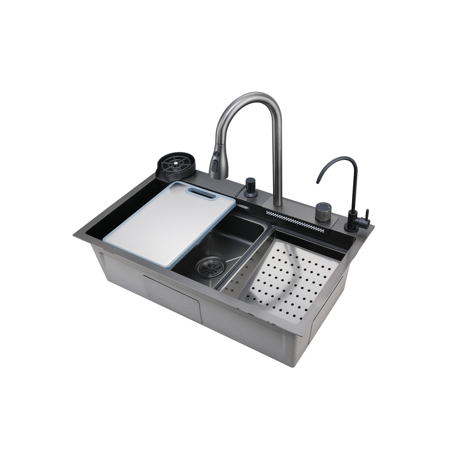 Мийка кухонна BAKAI 7546 BLACK (75×46×22 см)