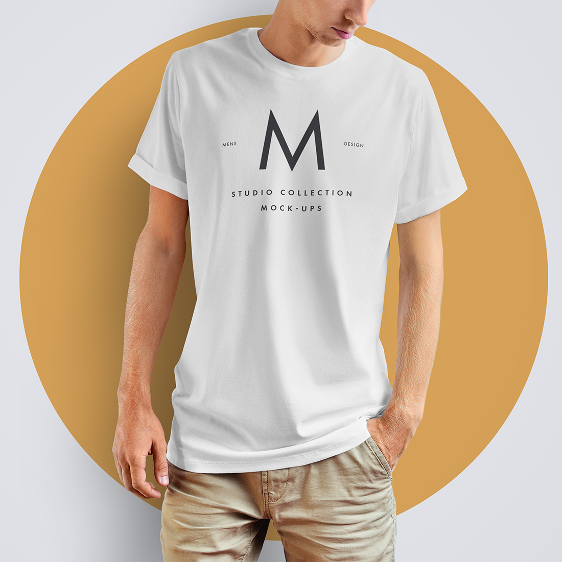 5 Mockups T-Shirts & 2 Packing Boxes