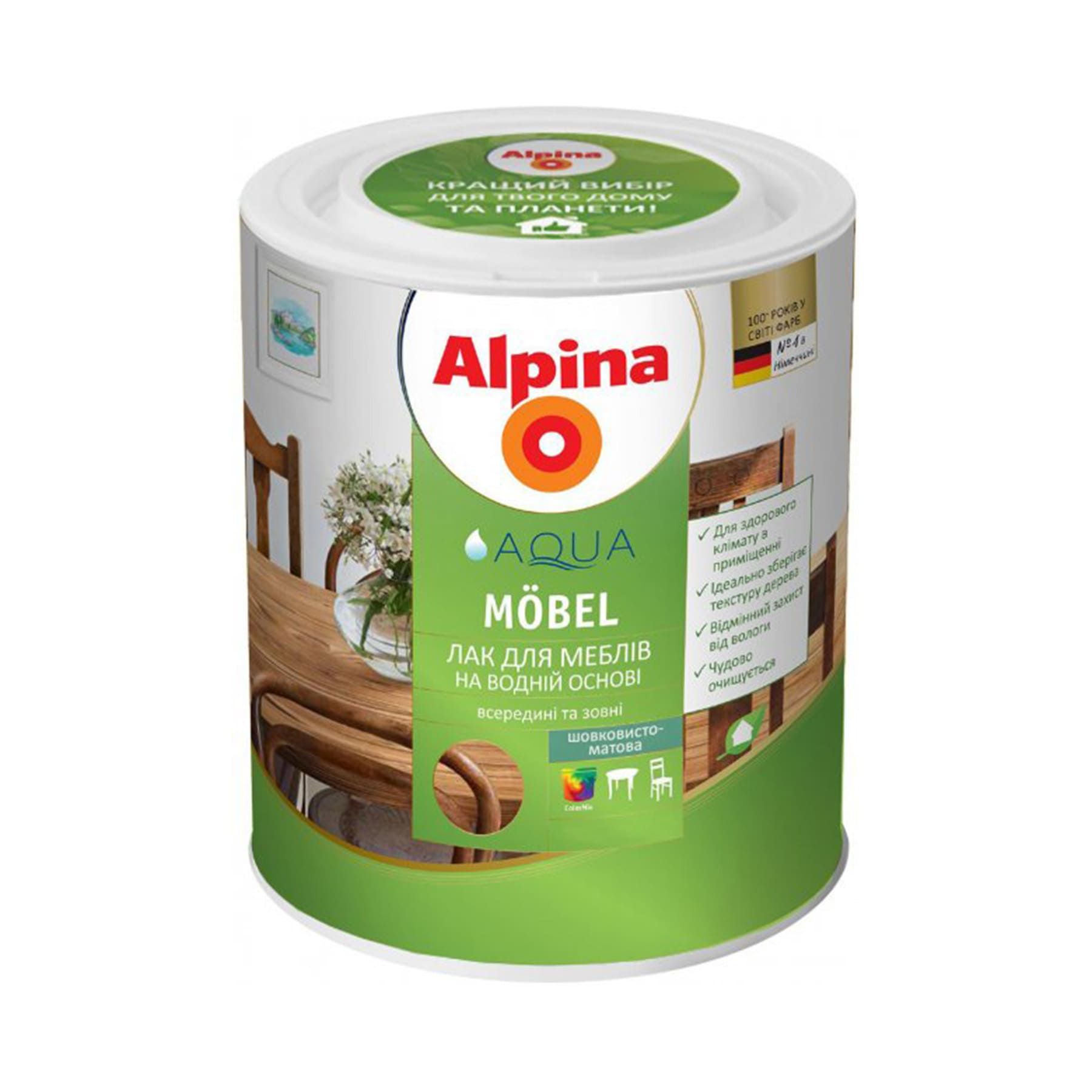 Лак Alpina Aqua Mobel