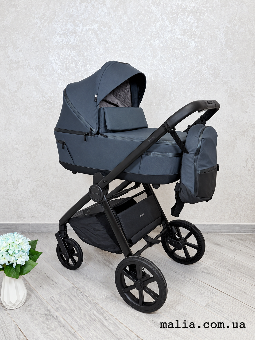 Коляска 2в1 Carrello Omega + CRL-6540 (2in1) Meteor Grey