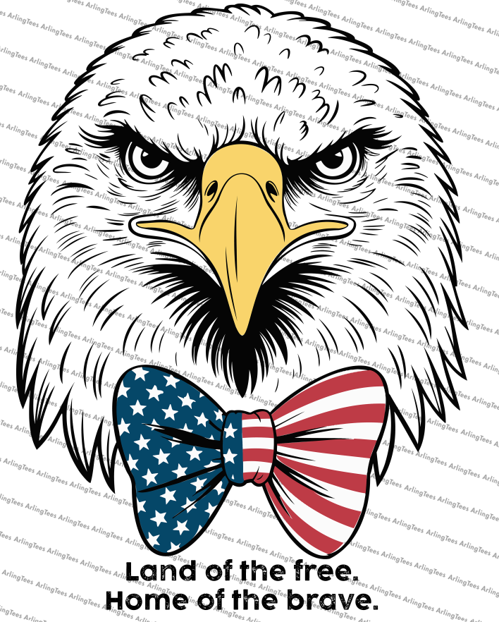 American Eagle with Bow Tie