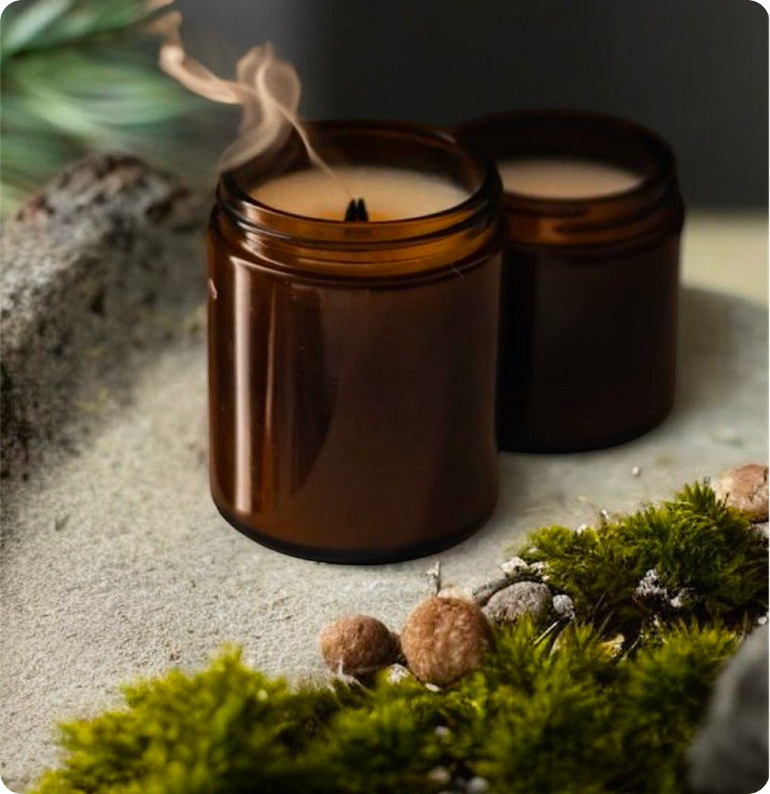 Арома свічка на основі соєвого воску Green Home 100 мл