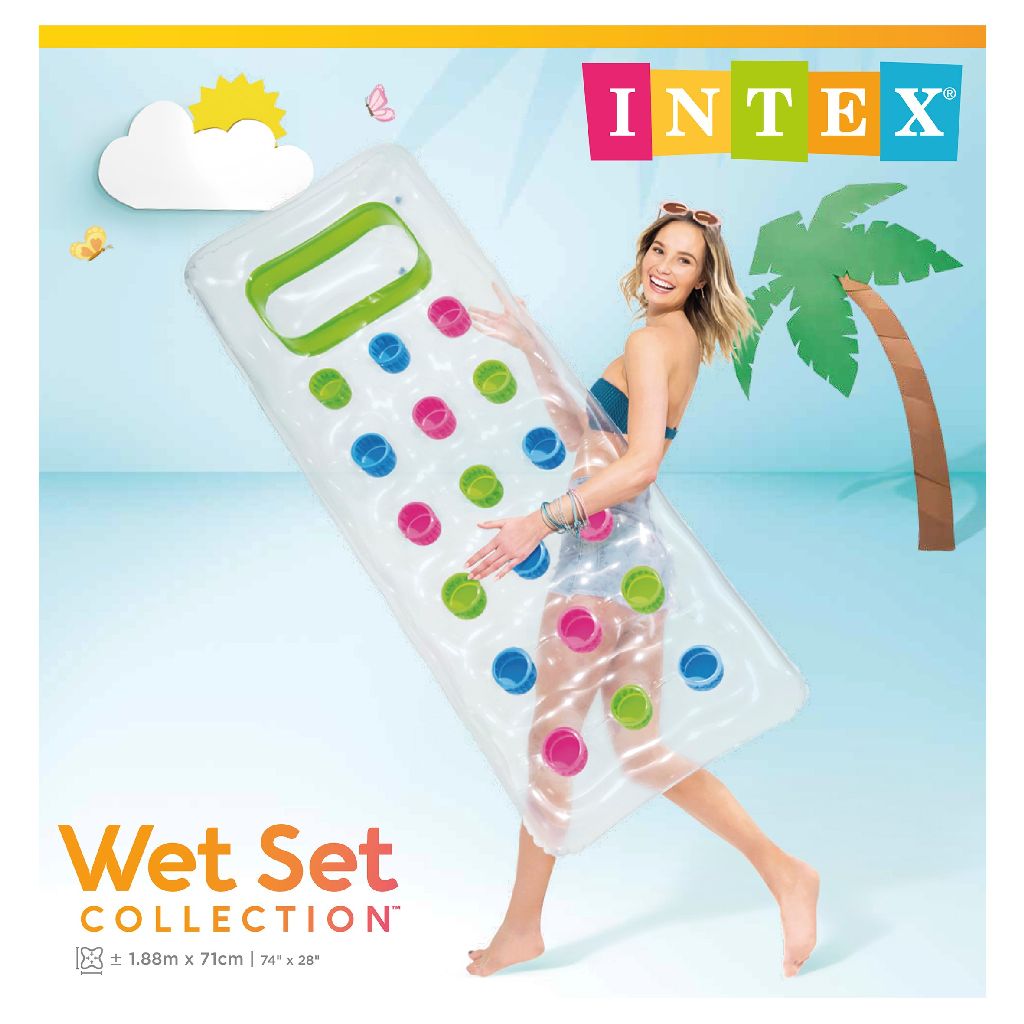 Матрац надувний Intex 59894, 188*71 см з підголівником