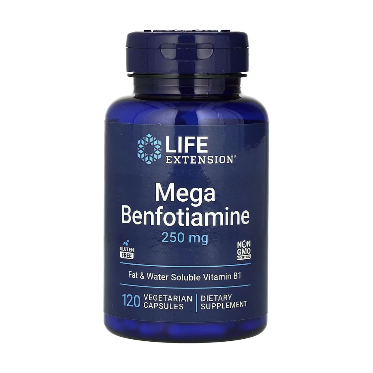 Бенфотіамін, Mega Benfotiamine 250 mg - 120 vcaps