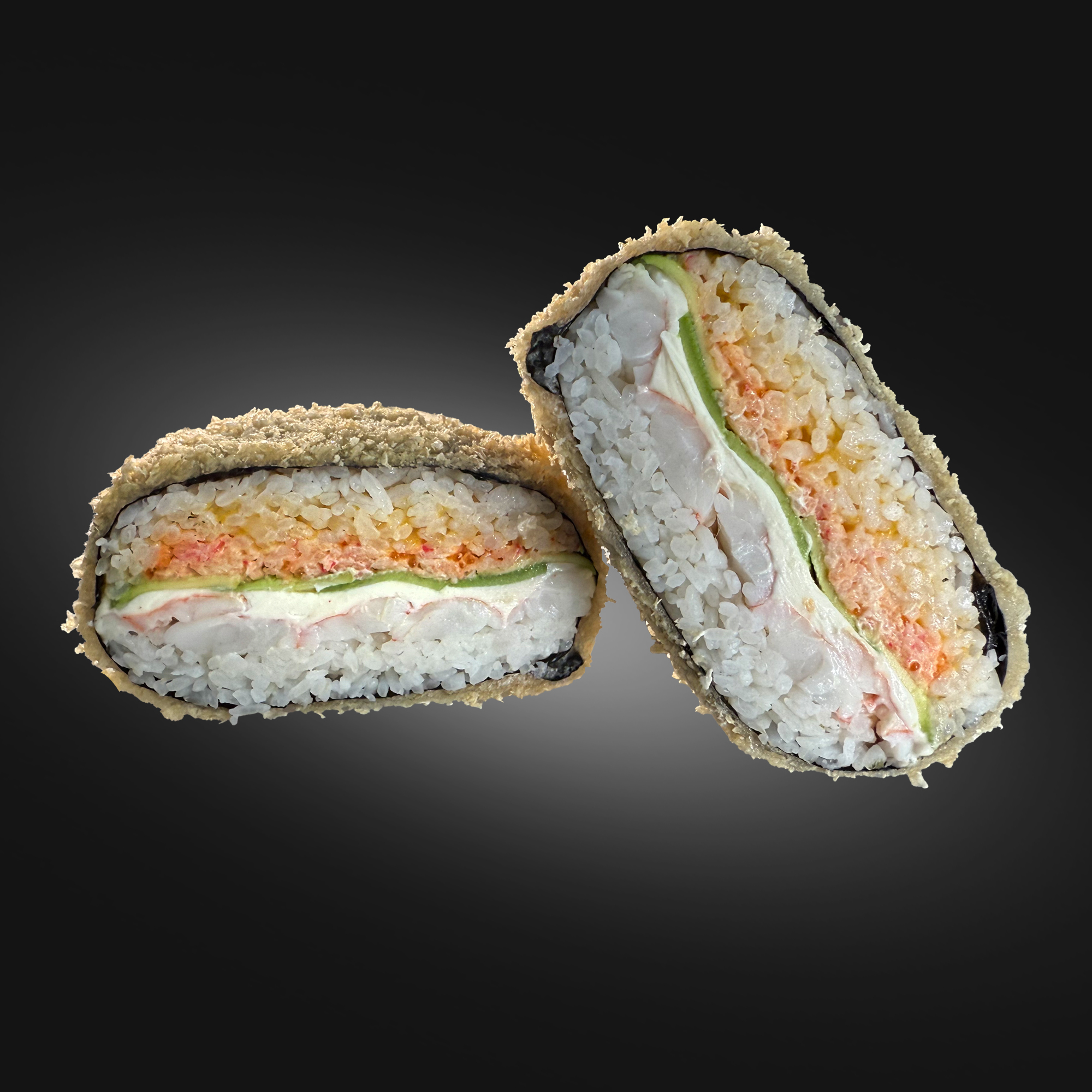 Бургер з креветкою і крабом