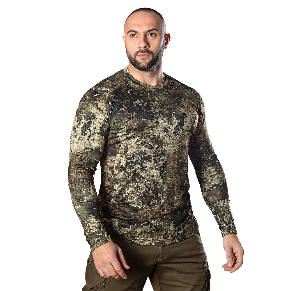 Тактичний демісезонний лонгслів "Chiton 2.0 CoolPass SJ Norman" від українського бренду "CAMOTEC".