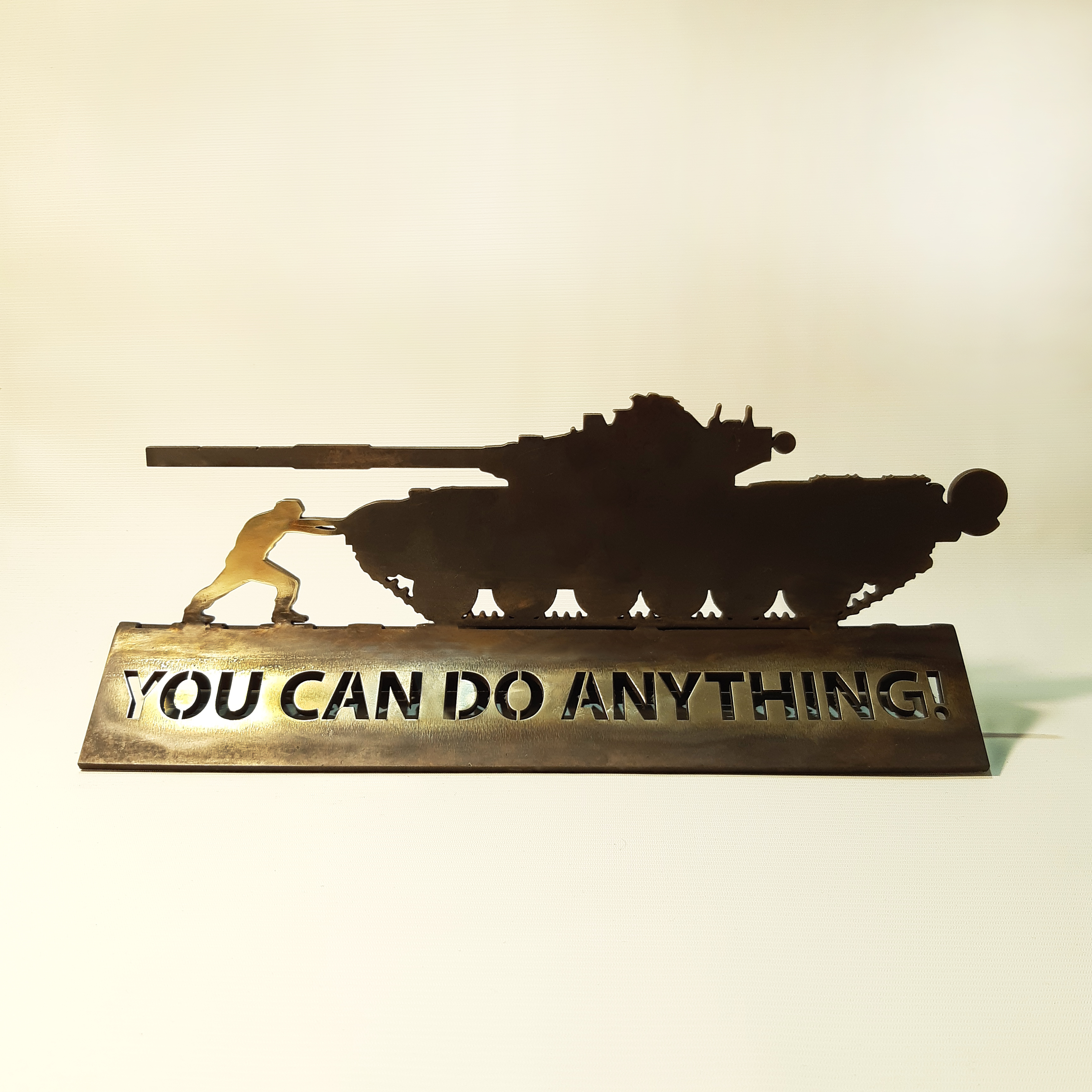 YOU CAN DO EVERYTHING! 2022   (Big. Bronze-brass.)