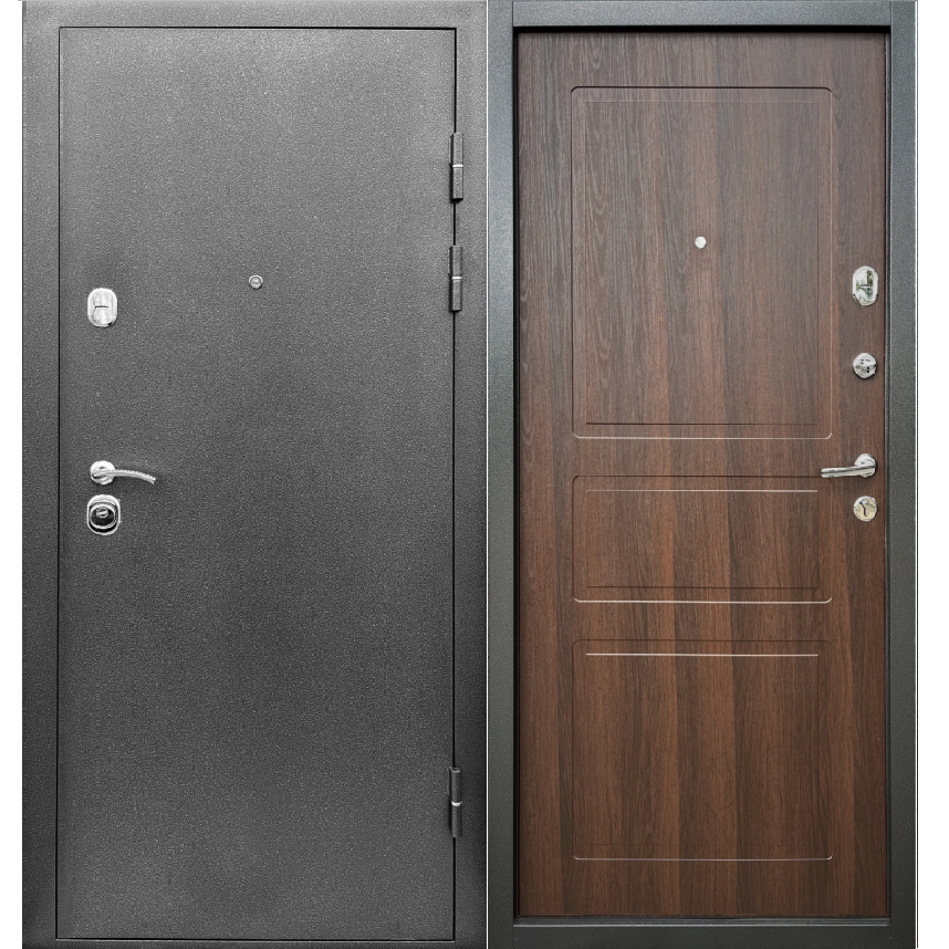 Вхідні двері Аляска Срібло Венге