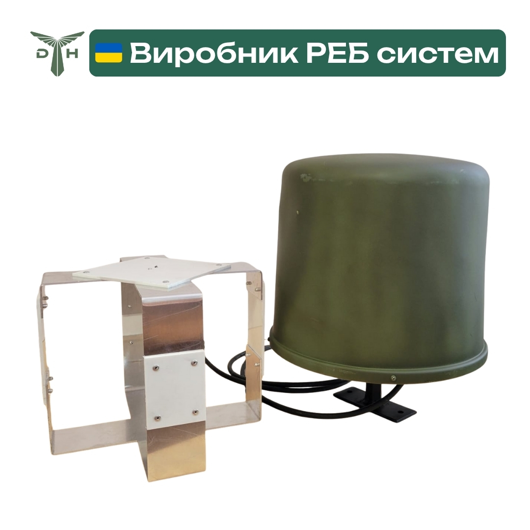 Квадрофілярна антена в захисті (200-2500 МГц)