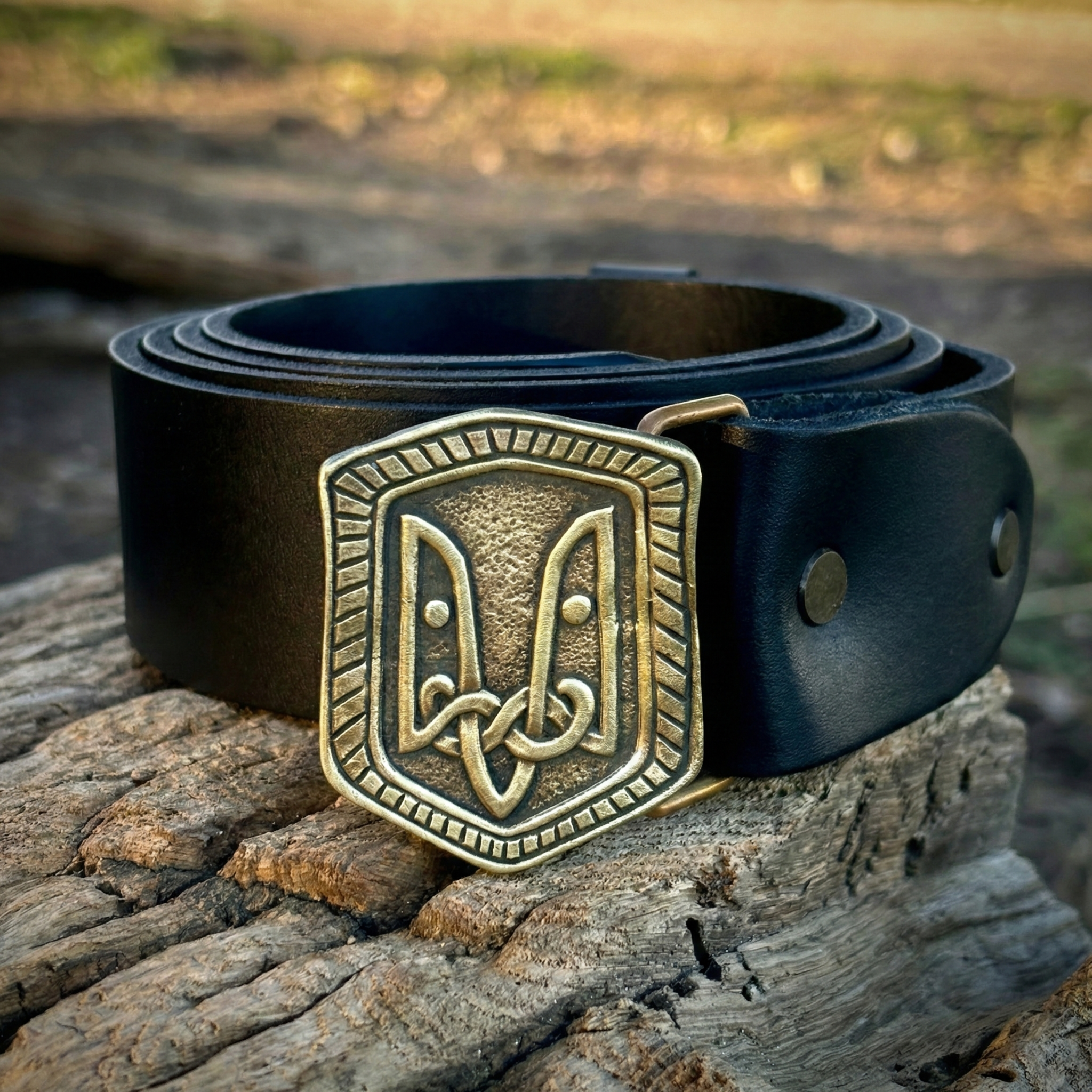 Ремінь з двозубом Князя Святослава#1