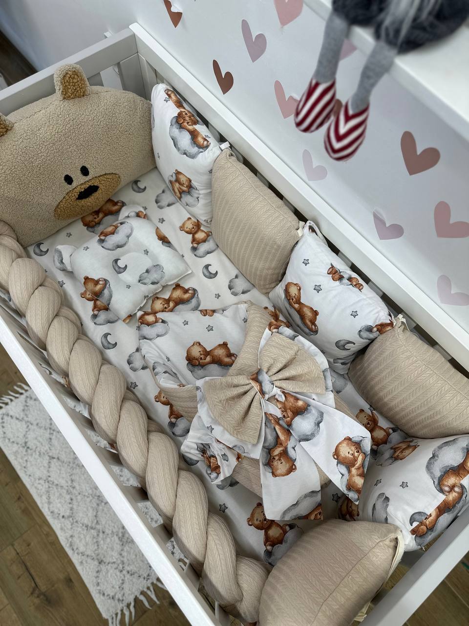 В ліжечко набір Babys «Ведмежатко» шоколад хмаринки