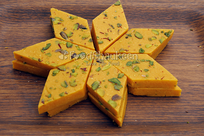 Kesar Kaju Katli