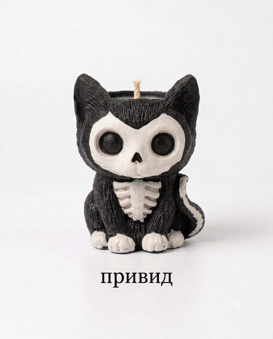 Хеллоуїнські Котики в стилі мультфільму "Таємниця КоКо"