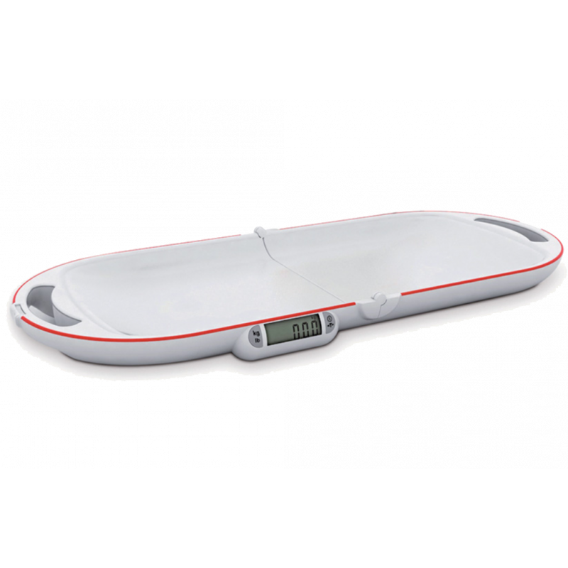 Foldable electronic baby scale