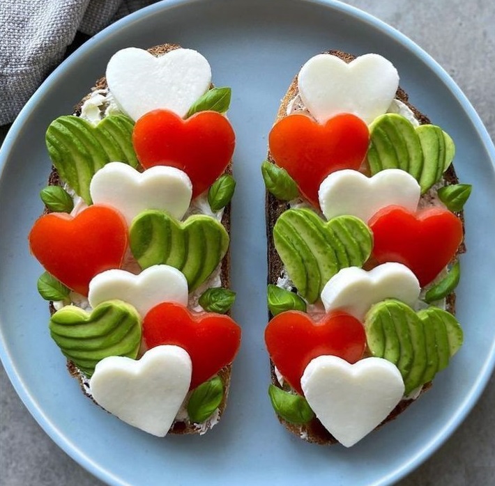 Брускети Сердечна пара