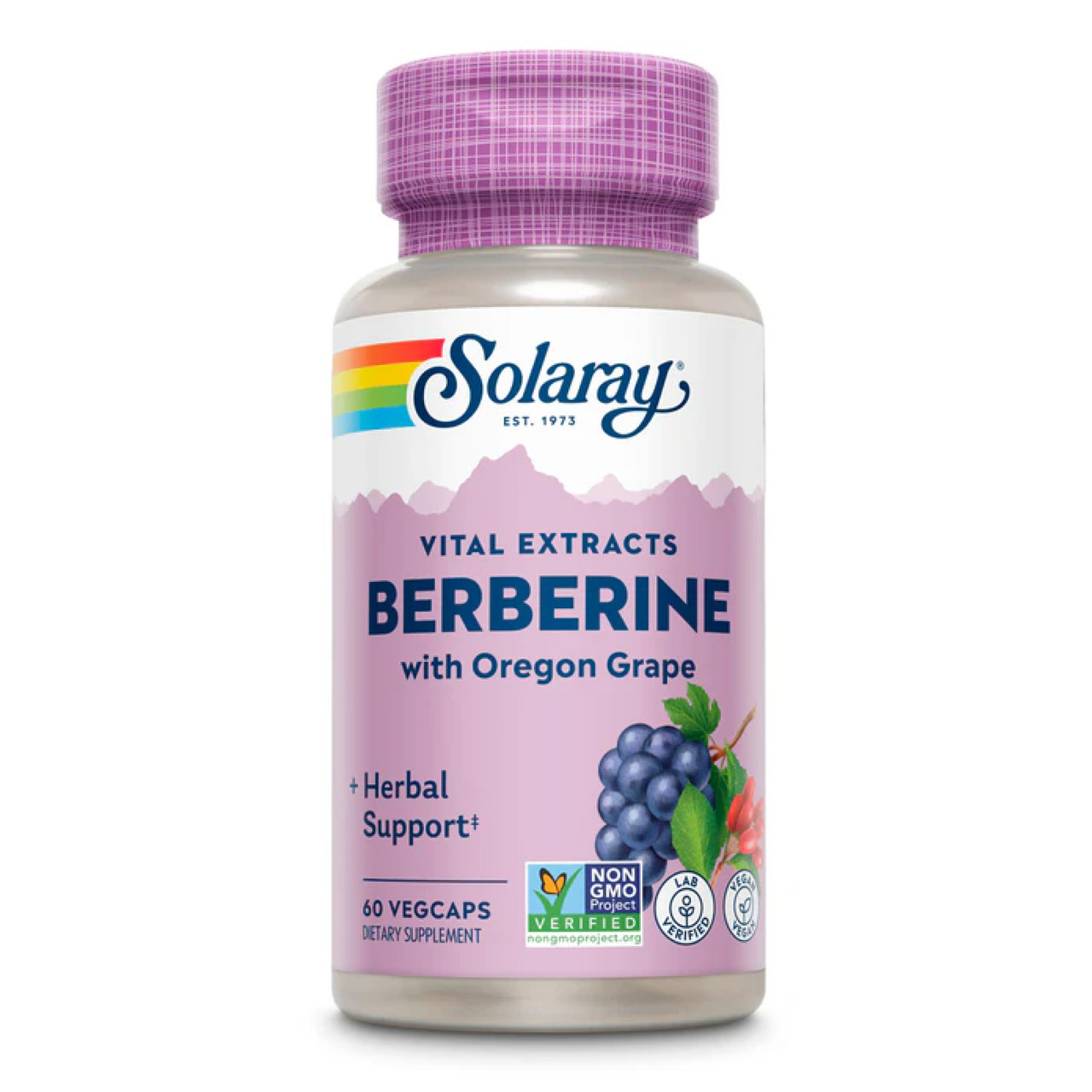 Берберин з орегонським виноградом, Berberine with Oregon Grape - 60 vcaps