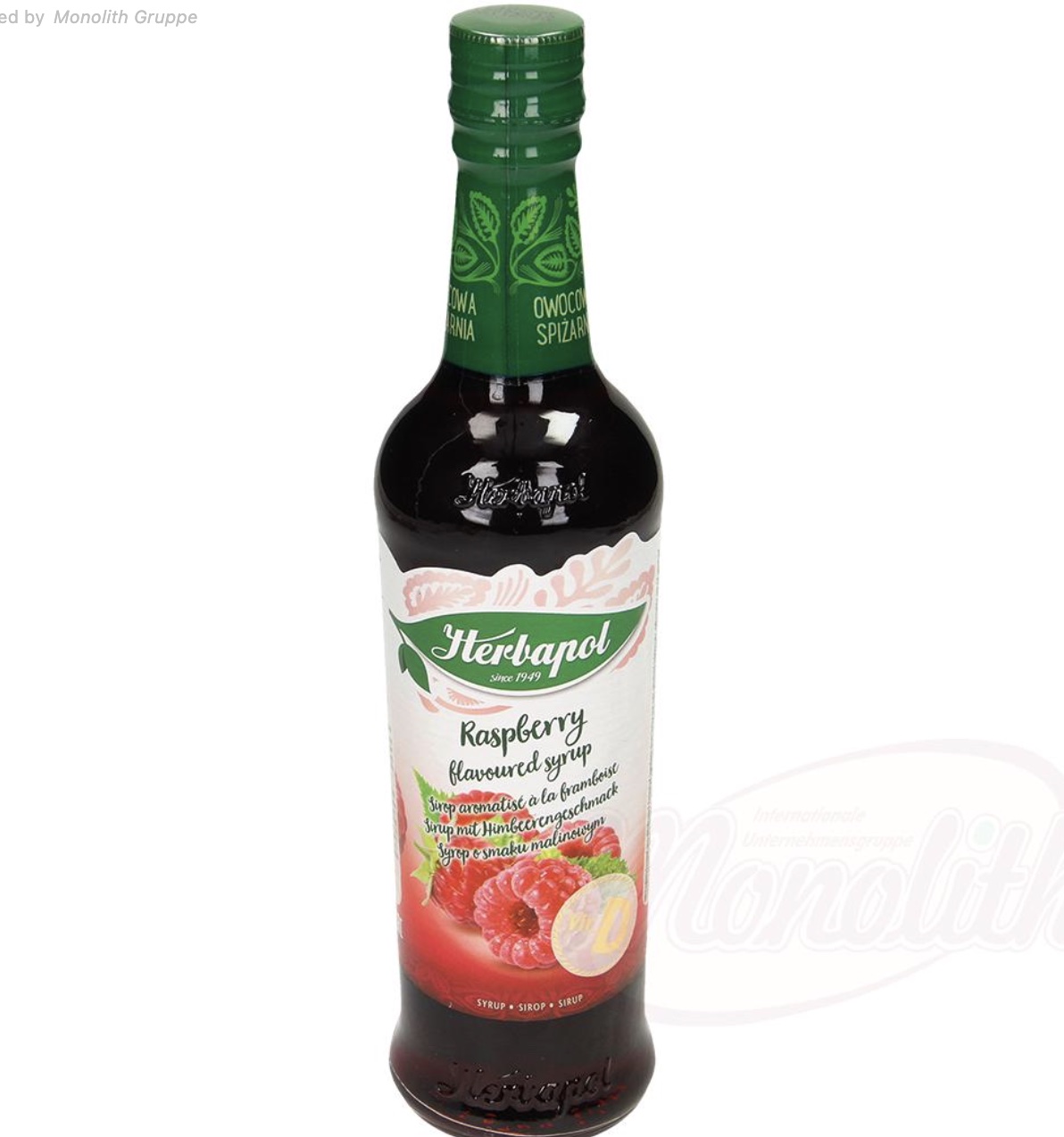🇵🇱 "Herbapol" Сироп со вкусом малины, 420 мл.