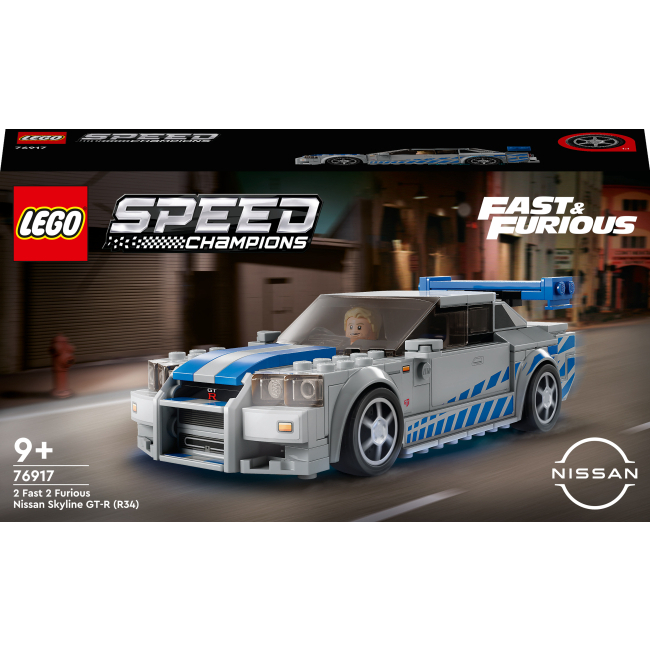 Конструктор LEGO Speed Champions «Подвійний форсаж» Nissan Skyline GT-R (R34) (76917)