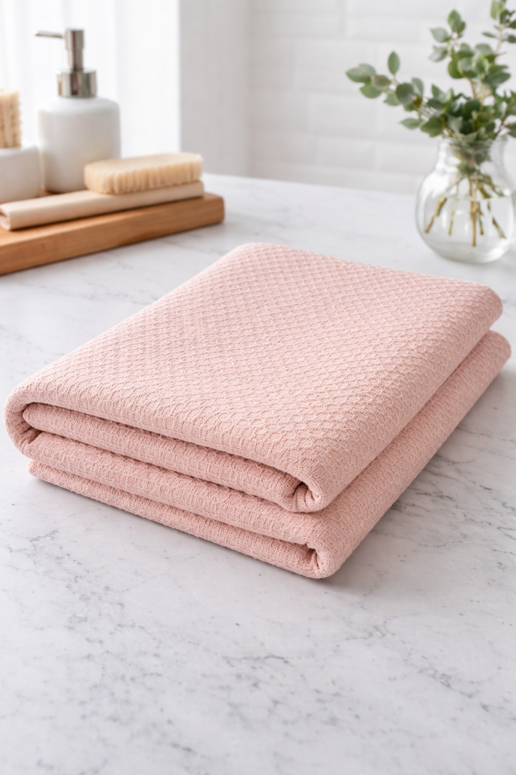 Кухоний рушник ( піке соти) рожевий