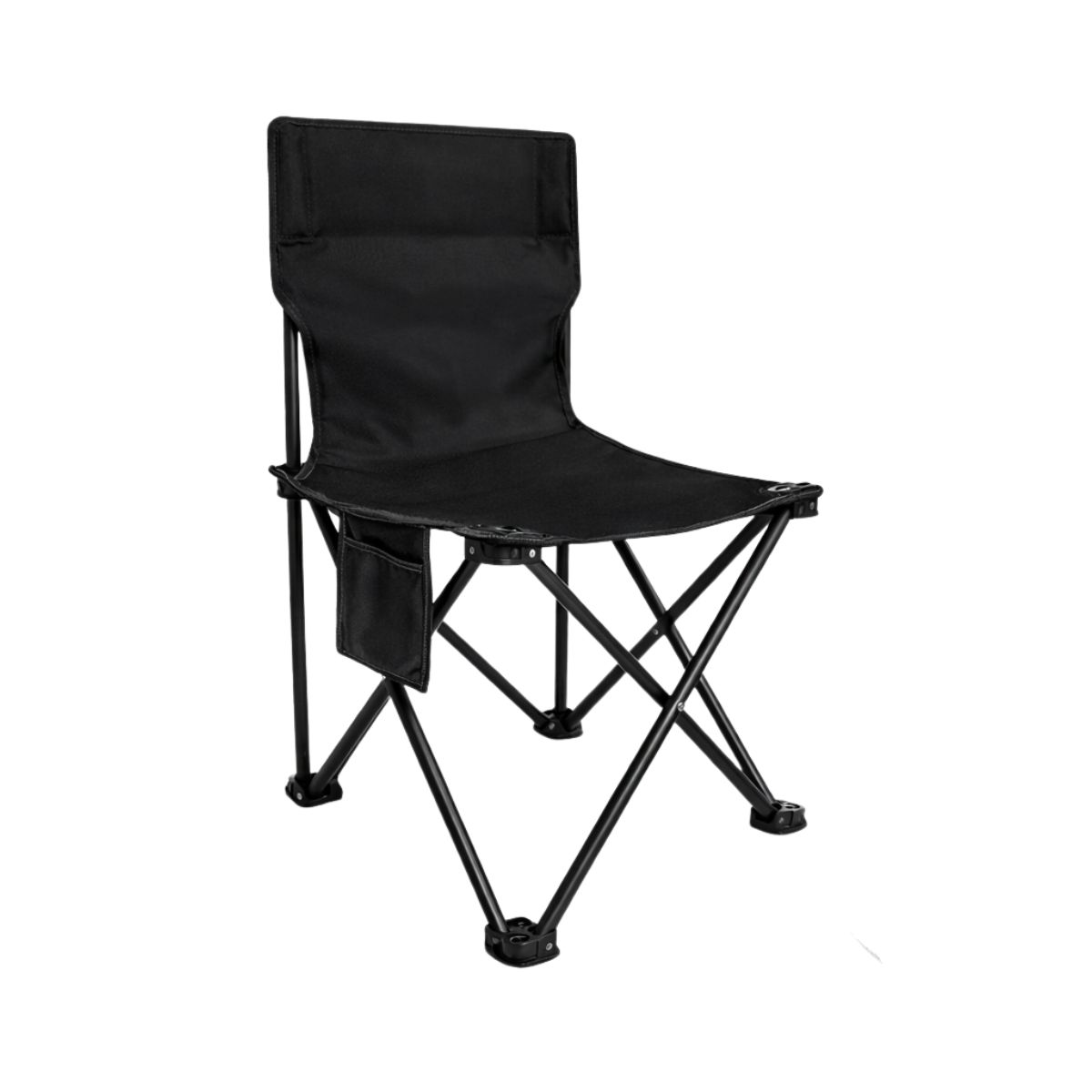 Стілець туристичний дитячий розкладний (до 50 кг) Чорний