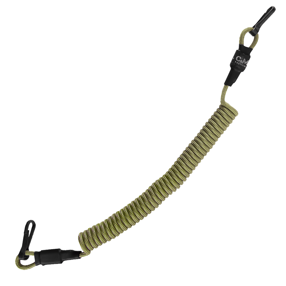 Страхувальний шнур для пістолету та іншого важливого спорядження "Standard (карабін х2)", від українського бренду "CAMOTEC".