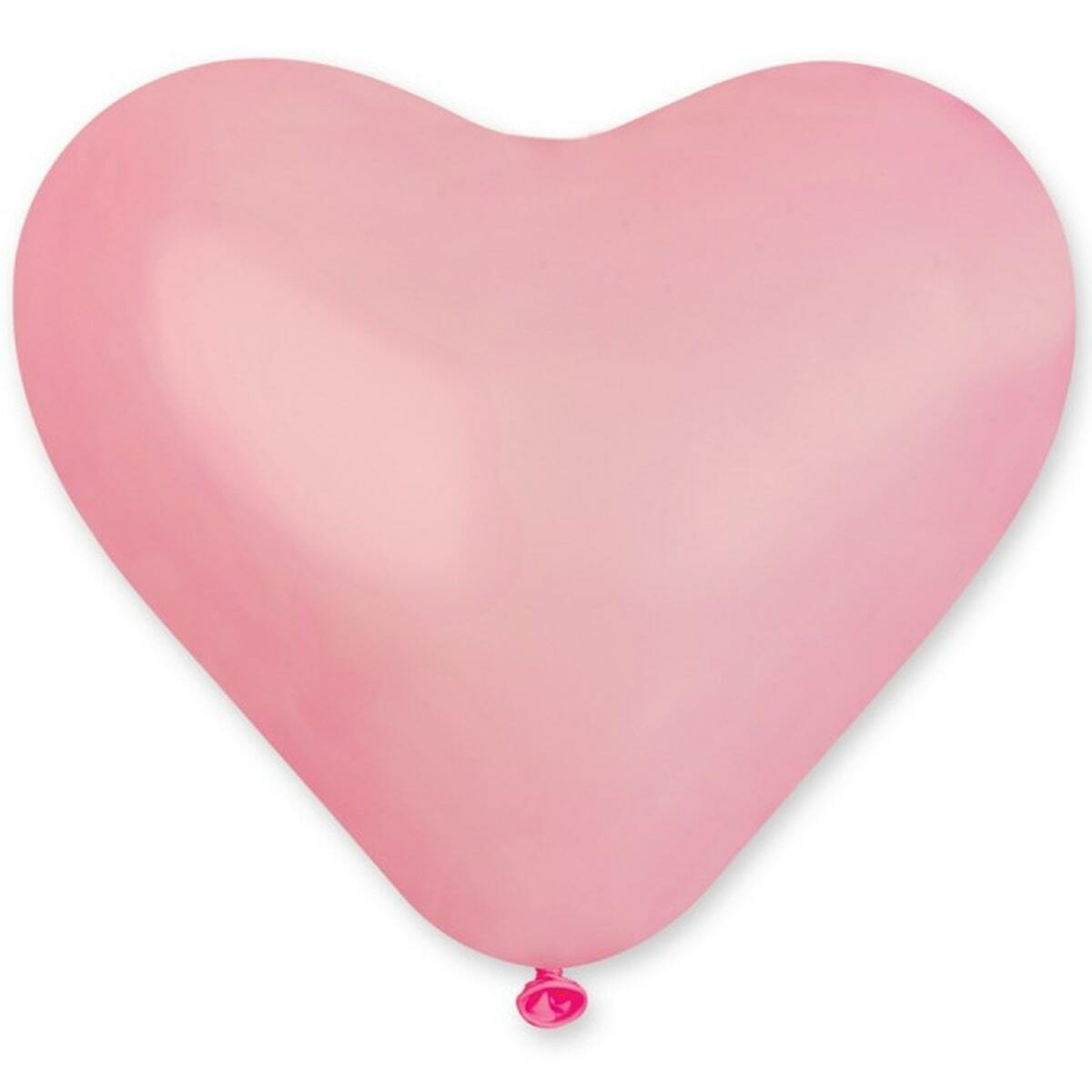 Латексні кулі Pink heart 25см 10шт