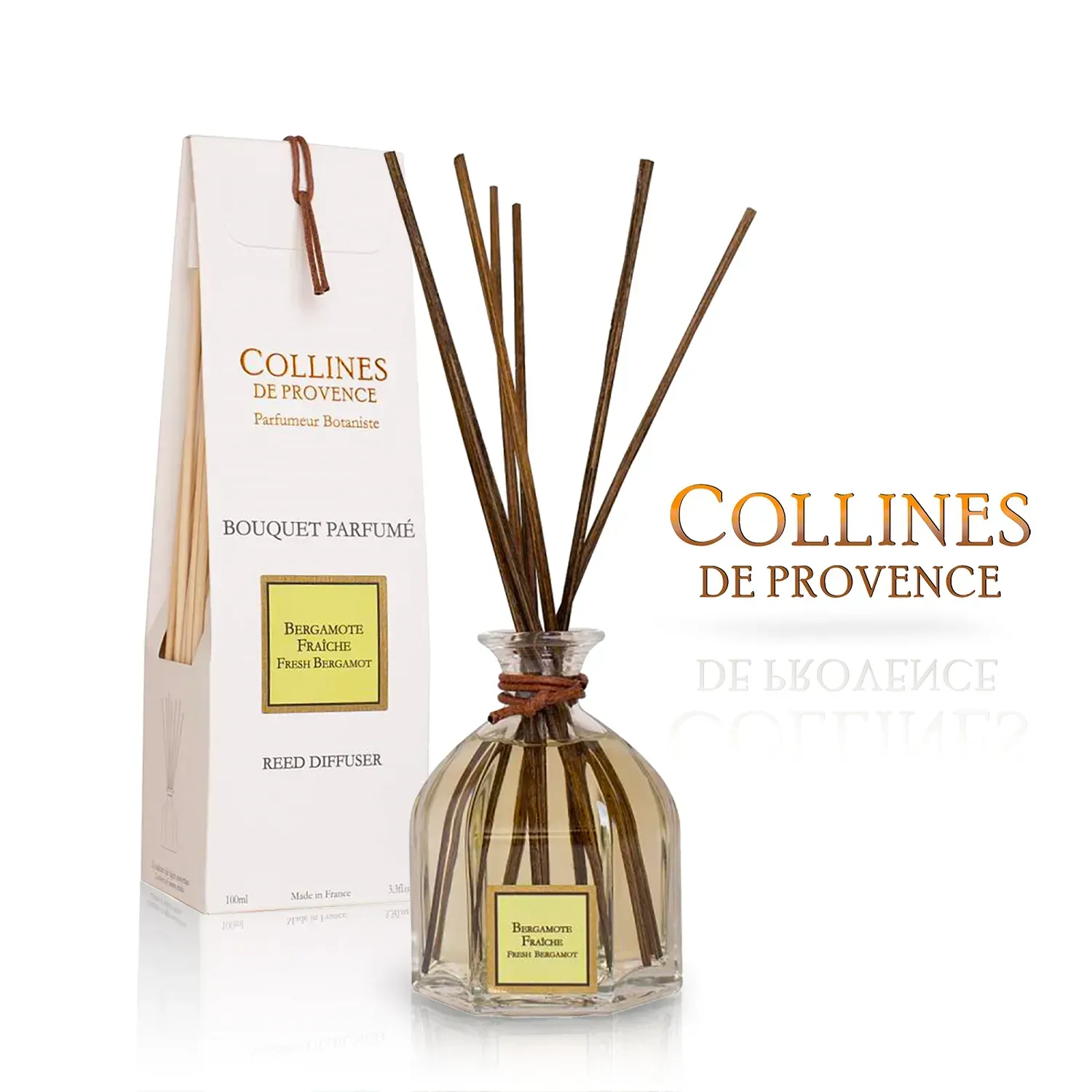 Аромадифузор Collines de Provence LES NATURELLES Fresh Bergamot 100 мл — аромат свіжості з Провансу