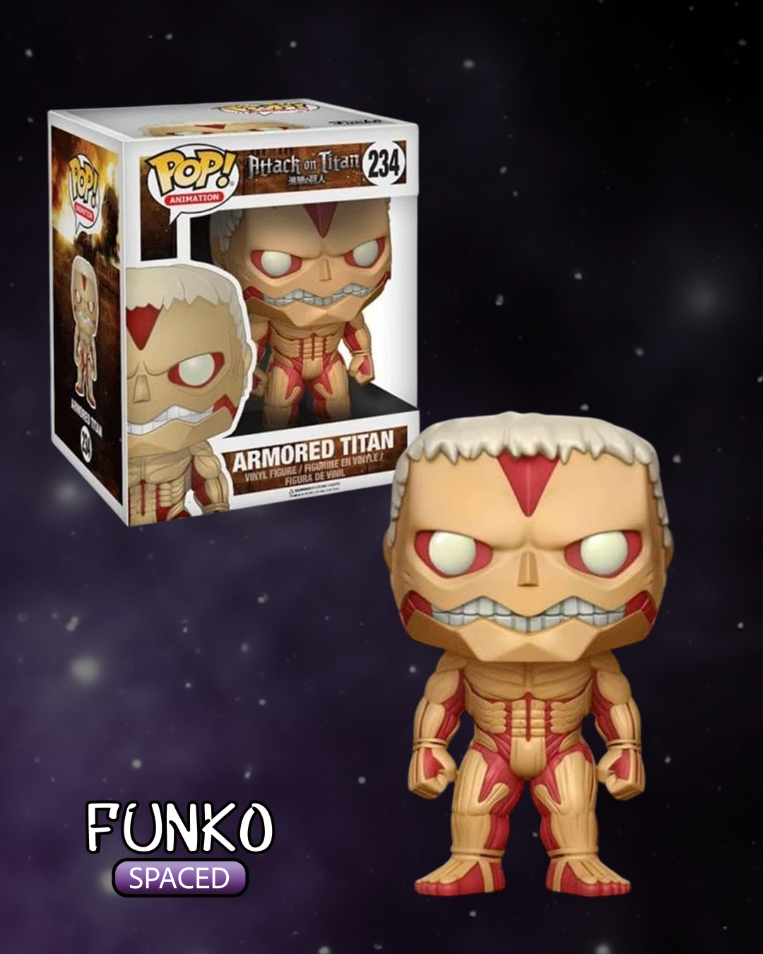 Фігурка Funko Pop Attack on Titan - Armored Titan | Фанко Поп Атака Титанів - Броньований титан #234