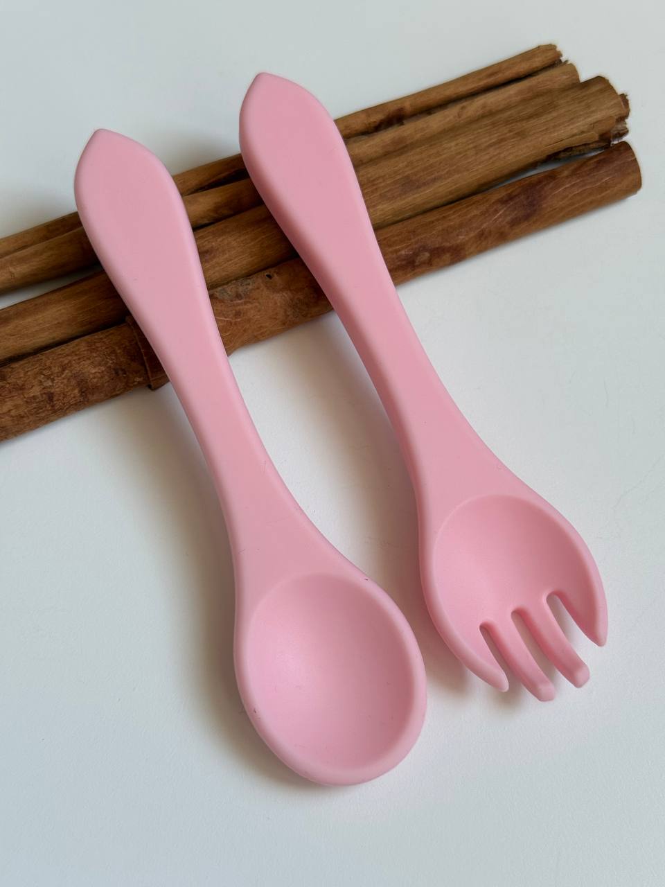 Прибори силіконові Pink