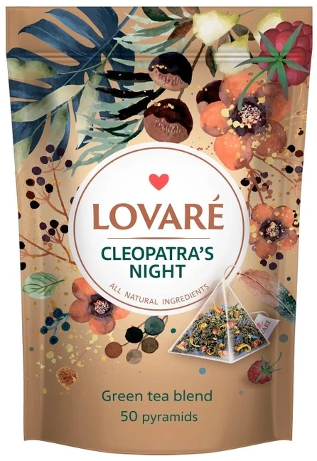 Чай зелений Lovare Ніч Клеопатри 2 г х 50 шт