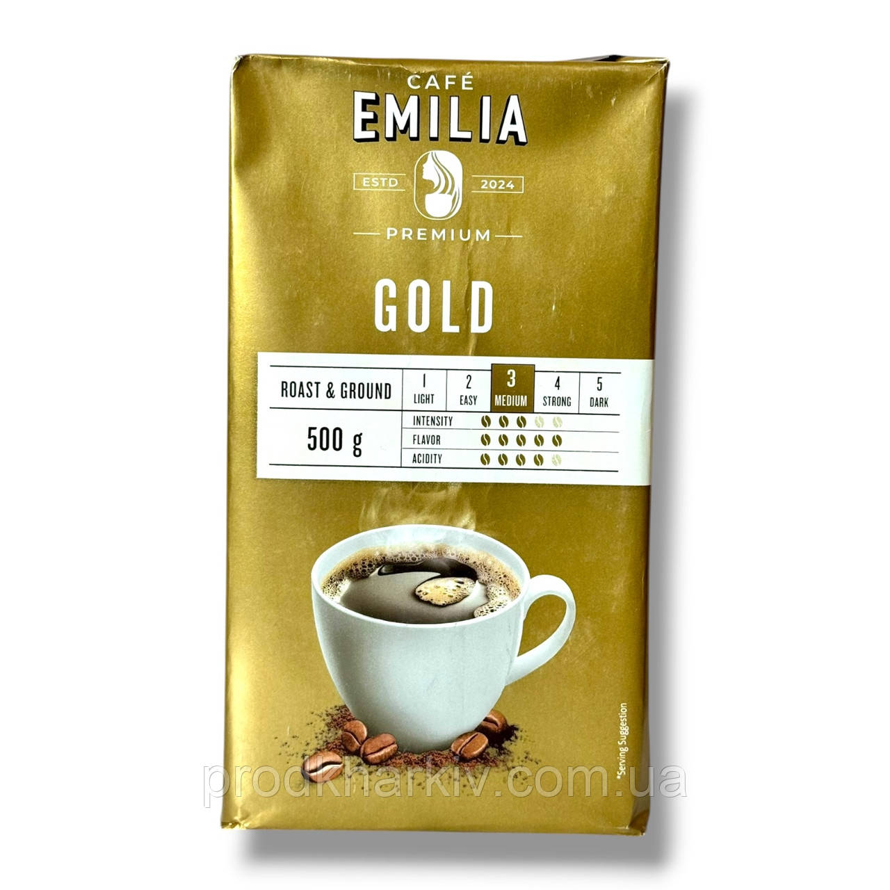 Кава мелена Café Emilia Premium Gold, 500 г (Німеччина)