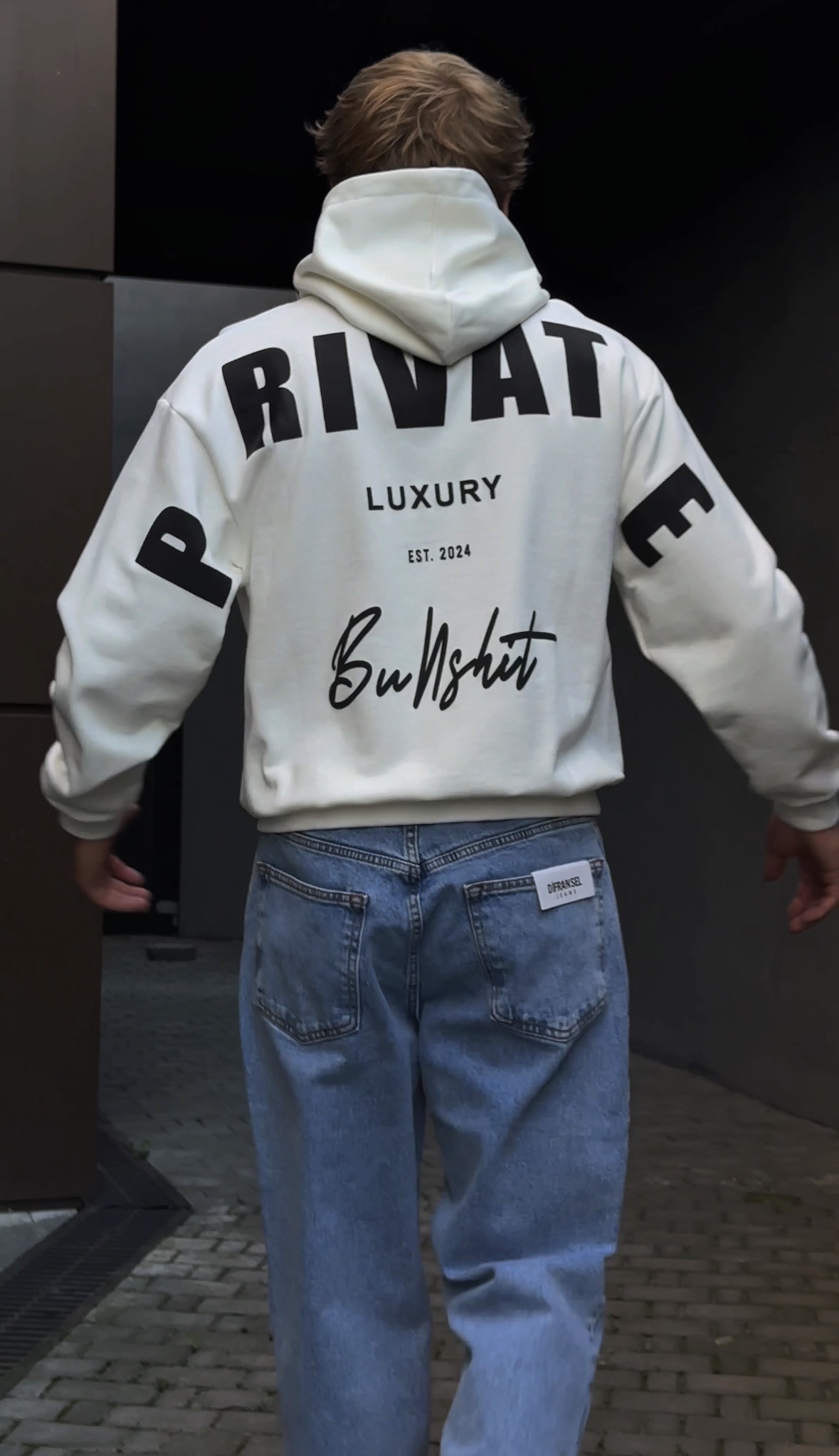 Чоловіче худі з принтом