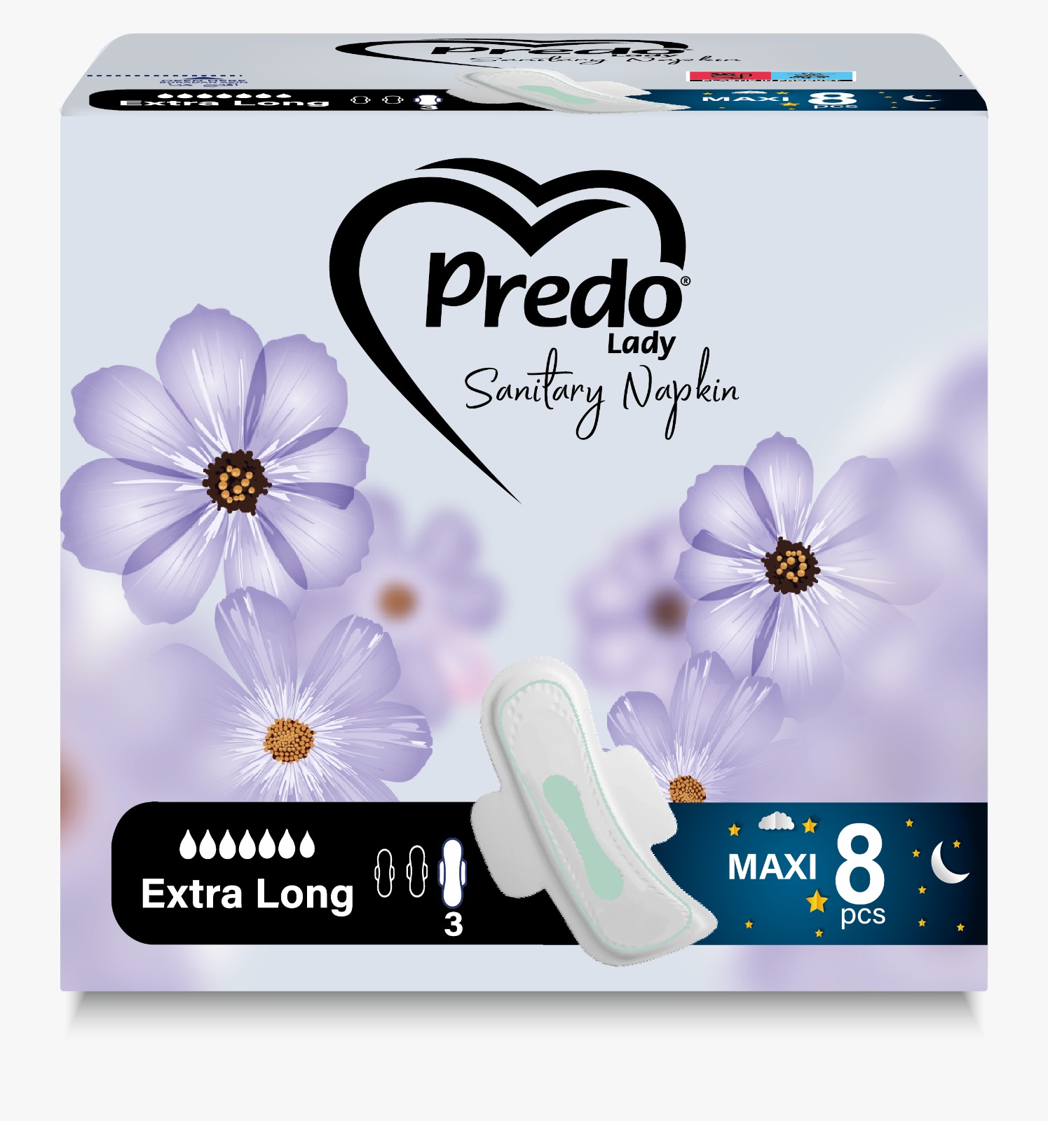 Predo Lady Podpaski Maxi Extra Long 8 szt.